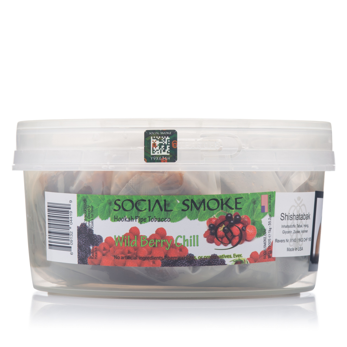 Social Smoke Wild Berry Chill 1Kg