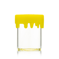 Glasdöschen klar mit Silikondeckel 7ml H 30mm D: 24mm