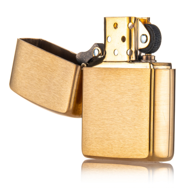 Zippo Finished Brass Armor Heavy Wall