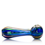 Iridescent Stripes & Spots Pfeife - 11cm