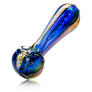 Iridescent Stripes & Spots Pfeife - 11cm