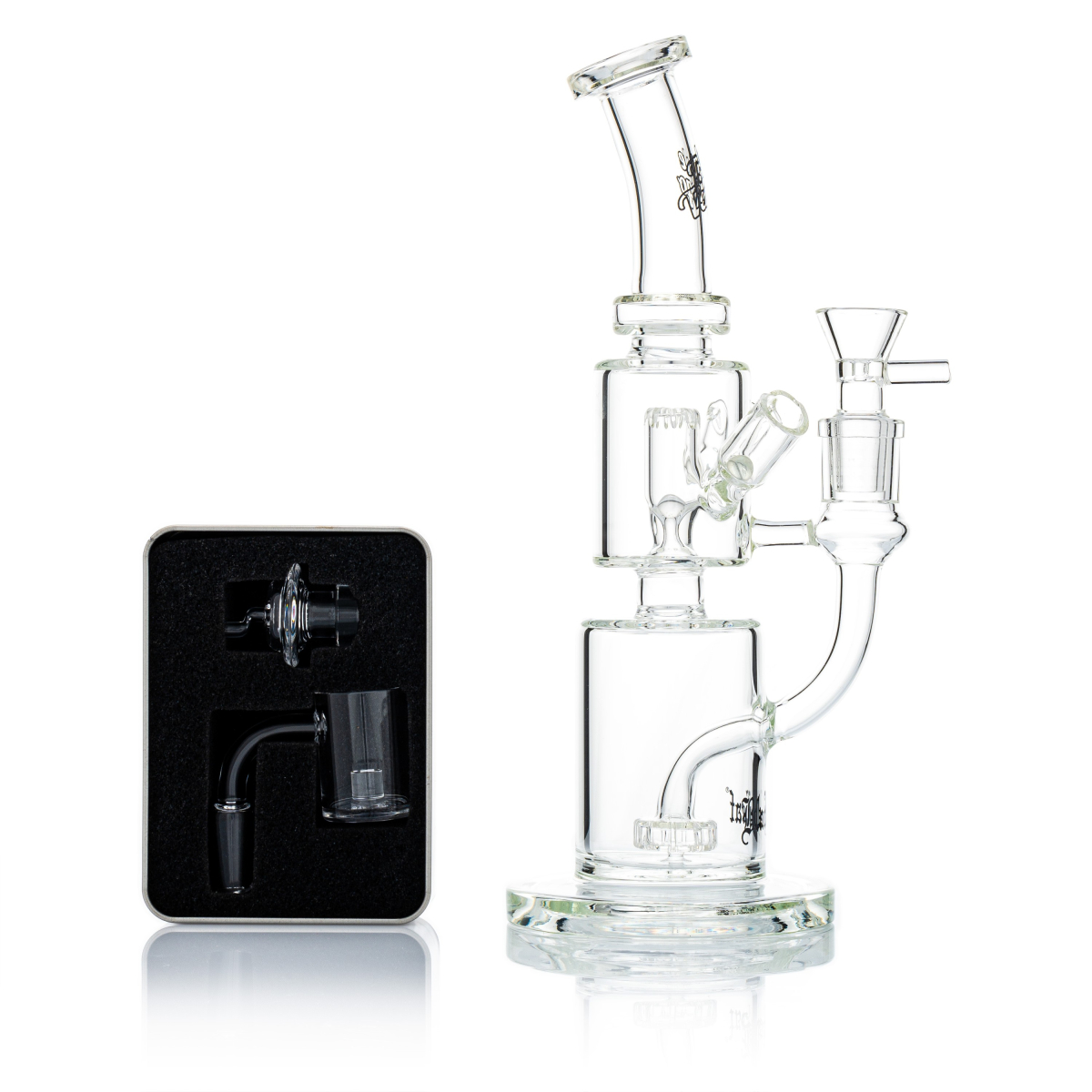 Black Leaf TRIPLE VERTIGO Bong Vantikick-System
