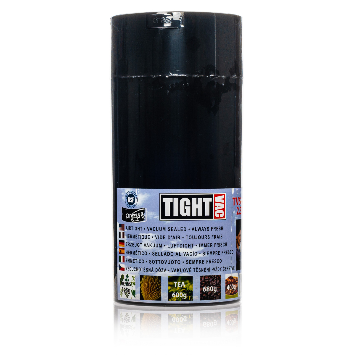 Tightpac Vakuum-Container 2.35L Black