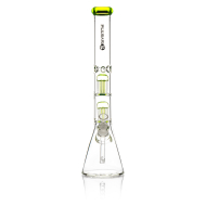 Pulsar - Dual Jellyfish Perc Bong - 47cm / 14mm F Colors Vary