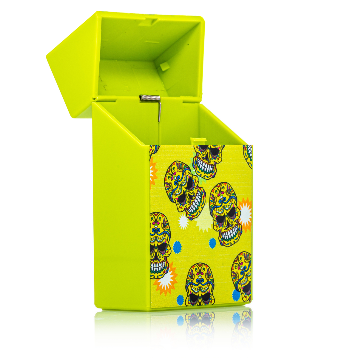 Champ - Zigaretten Box - Mini Skull grün