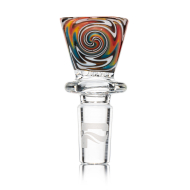 Pulsar - Half Wig Wag Glass Bowl - 14mm M