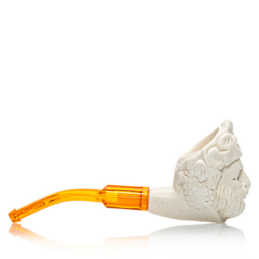 Meerschaum Pfeife small - Bacchus Head