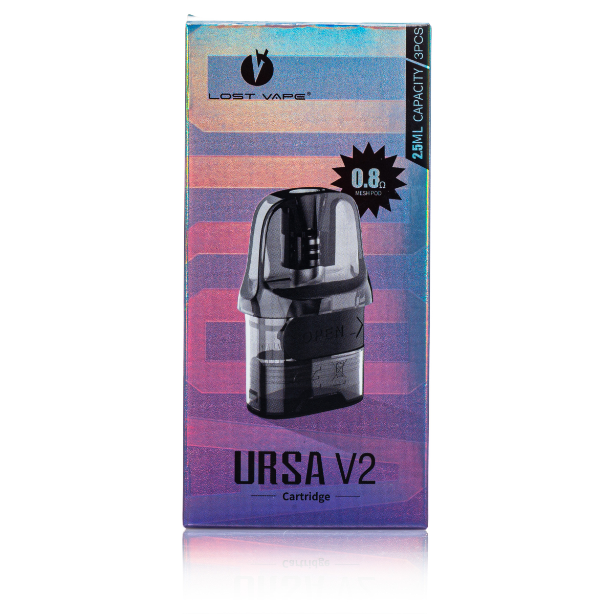 Lost Vape - Ursa V2 Pod 0.8 Ohm - 3 Stück