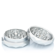 NV - Pyramid Grinder - 2-teilig D:63mm - Silber