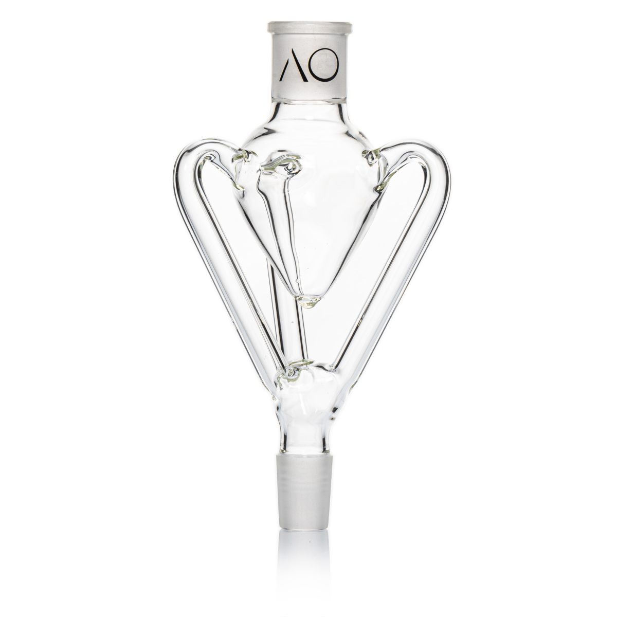 AO - Glas Molassefänger  - 18/8 3-Arm Clear