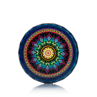 Click Clack Dose - Black Leaf - Mandala blau