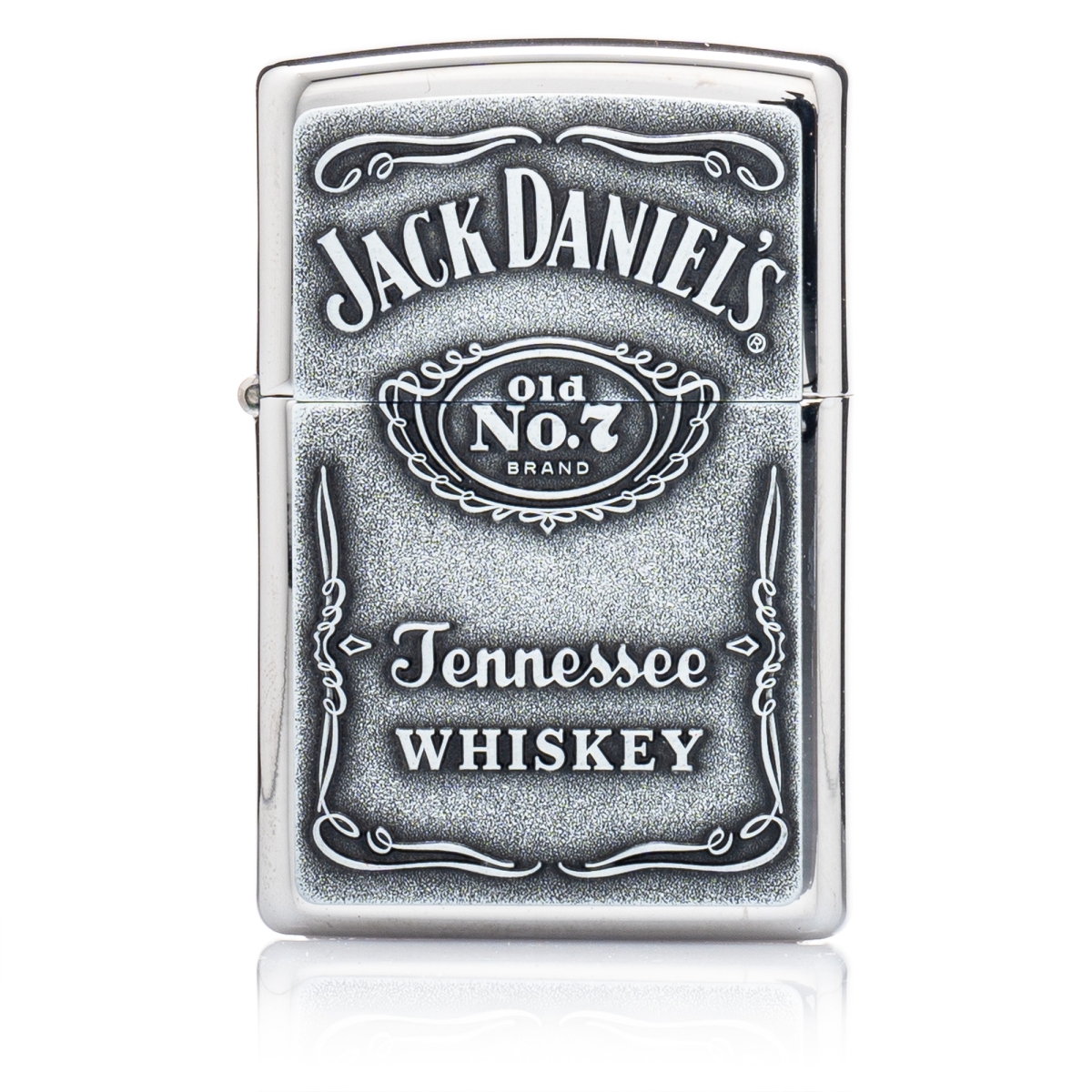 Zippo 427 Jack Daniels Label Chrome