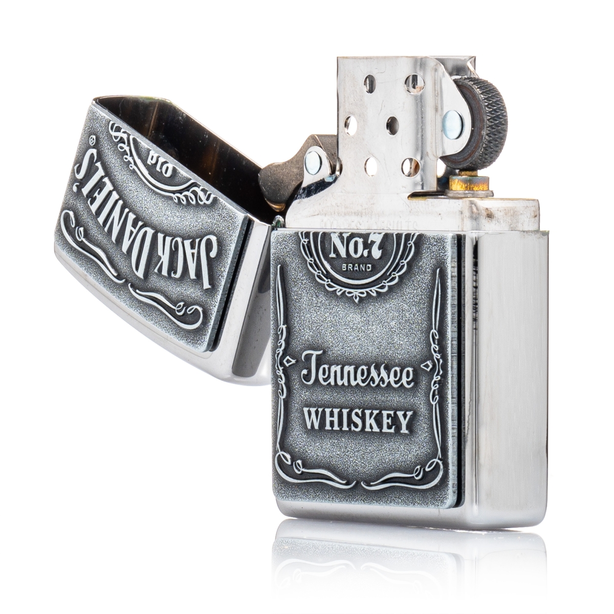 Zippo 427 Jack Daniels Label Chrome