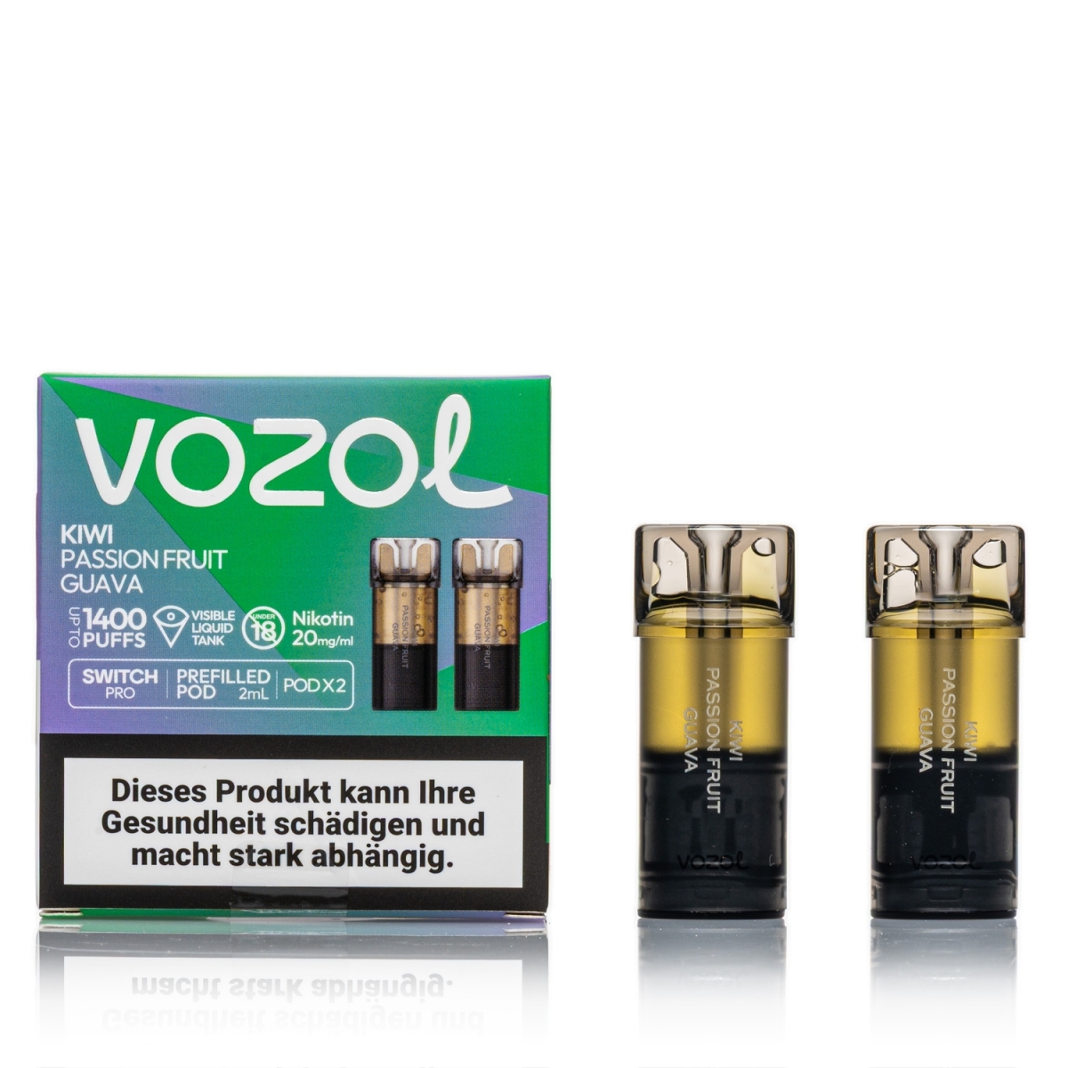VOZOL Switch 700 Pro Pod - Kiwi Passionfruit Guava - 20mg