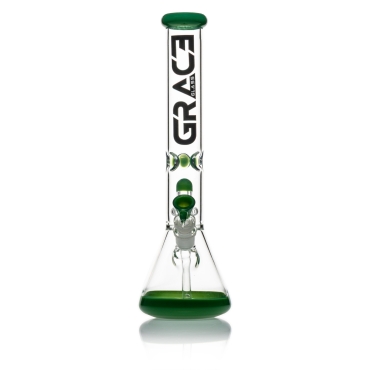 Grace Glass - Limited Edition Green Beaker Bong