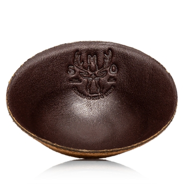 SMO Lederschale Dunkelbraun
