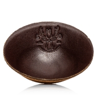 SMO Lederschale Dunkelbraun