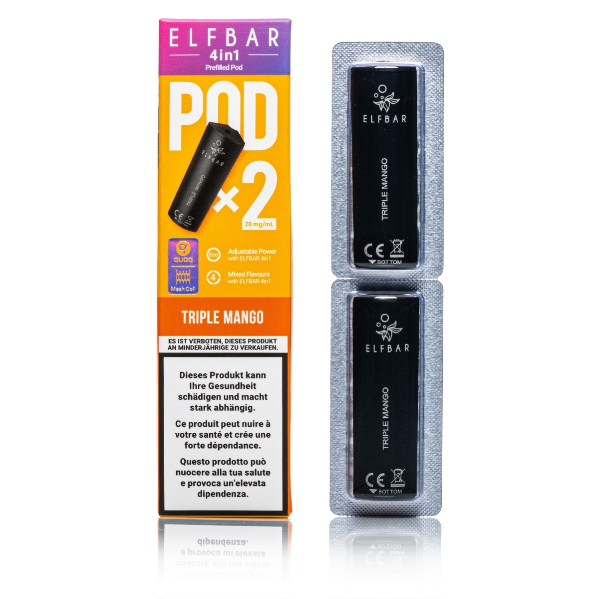 ELFBAR - 4in1 Pod - Triple Mango 20mg