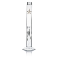 Sand | Leaf Hangover Glass Bong - H: 42cm - D: 50mm - Socket: 18.8mm