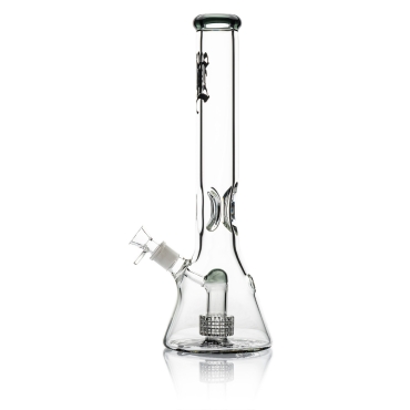 Black Leaf - Beakerbong Ice mit Trommelperkolator - Schwarz