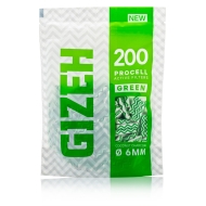 GIZEH - ProCell 6mm - Green (200 Stück)