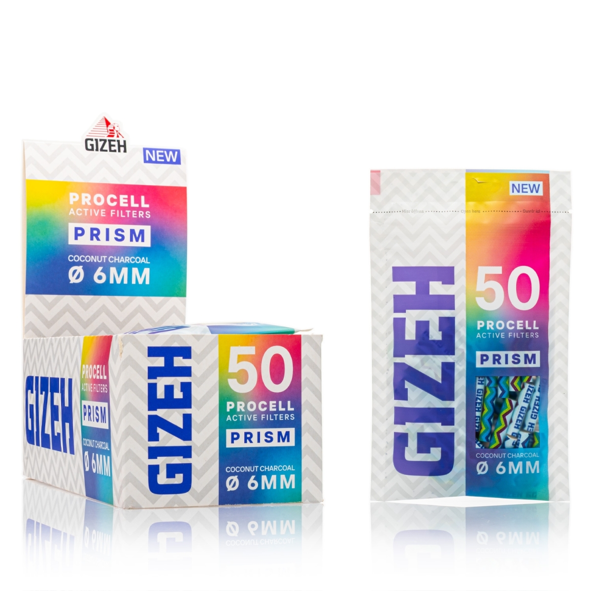 GIZEH - ProCell 6mm Box (10 x 50) - Prism