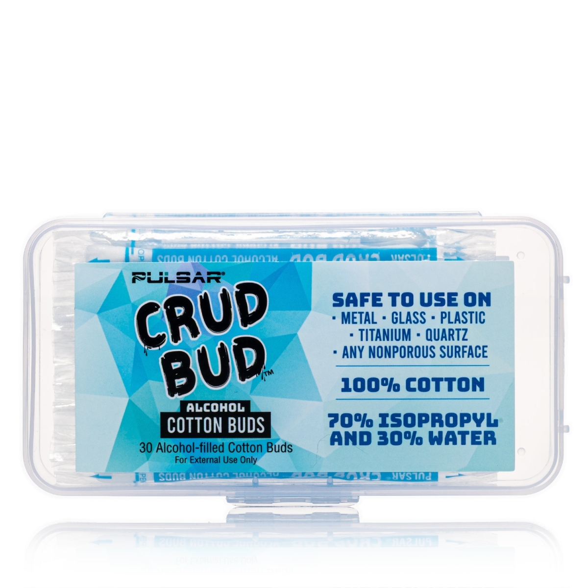 Pulsar - Crud Bud - Alkoholgetränkte Wattestäbchen - 30 Stück