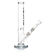 EHLE - Zylinderbong 250 ml mit Eiskerben NS 14-mit Kickloch-Kupplung-Psy