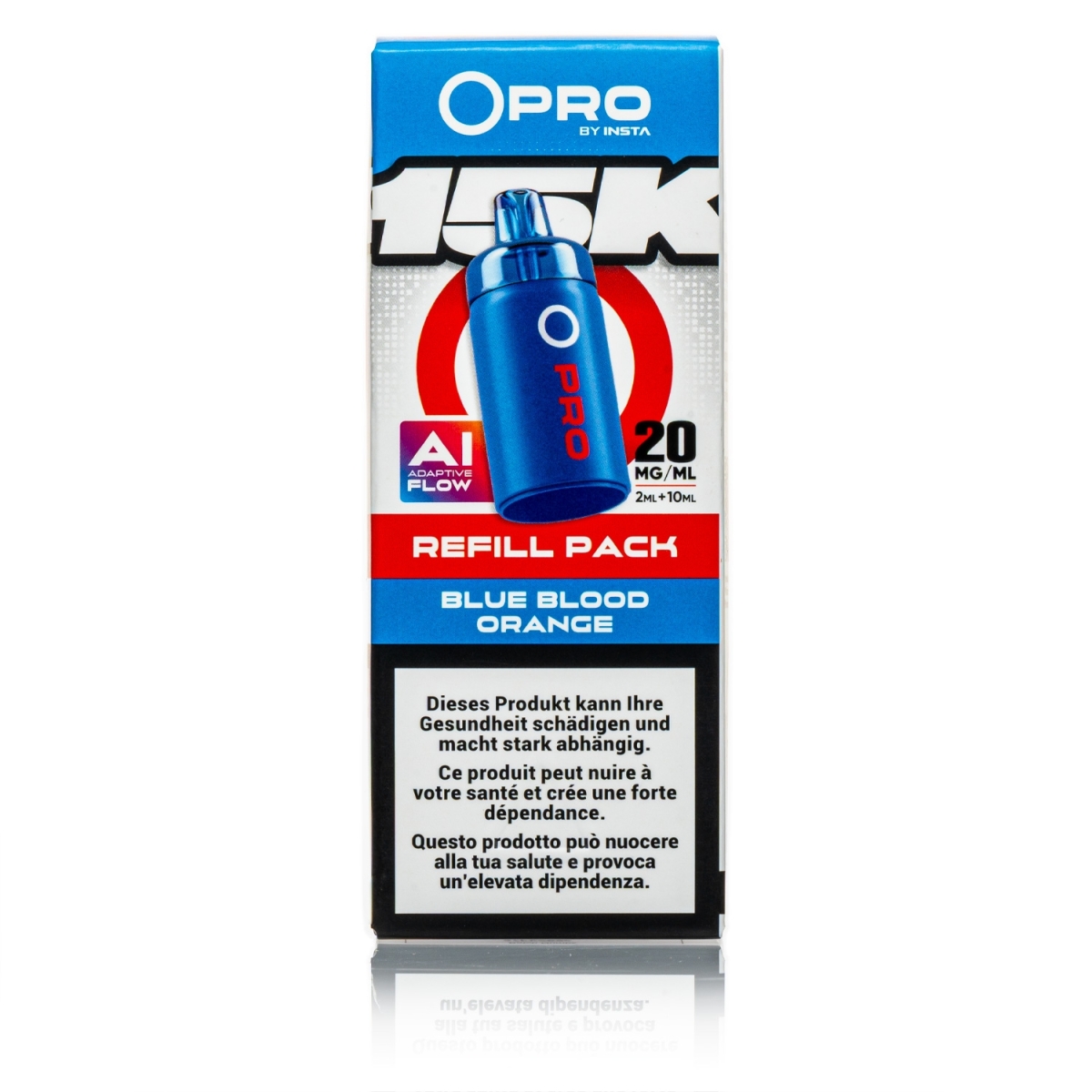 Instaflow O Pro Refill - Blue Blood Orange 20mg