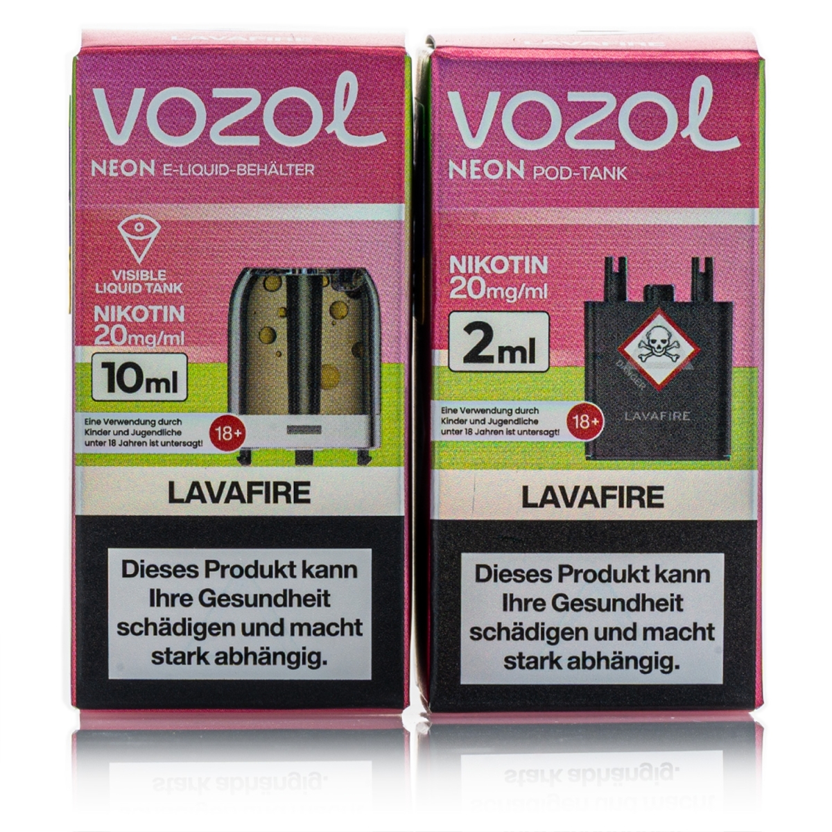 Vozol Neon Plug Max Liquid Pod - Lava Fire - 20mg