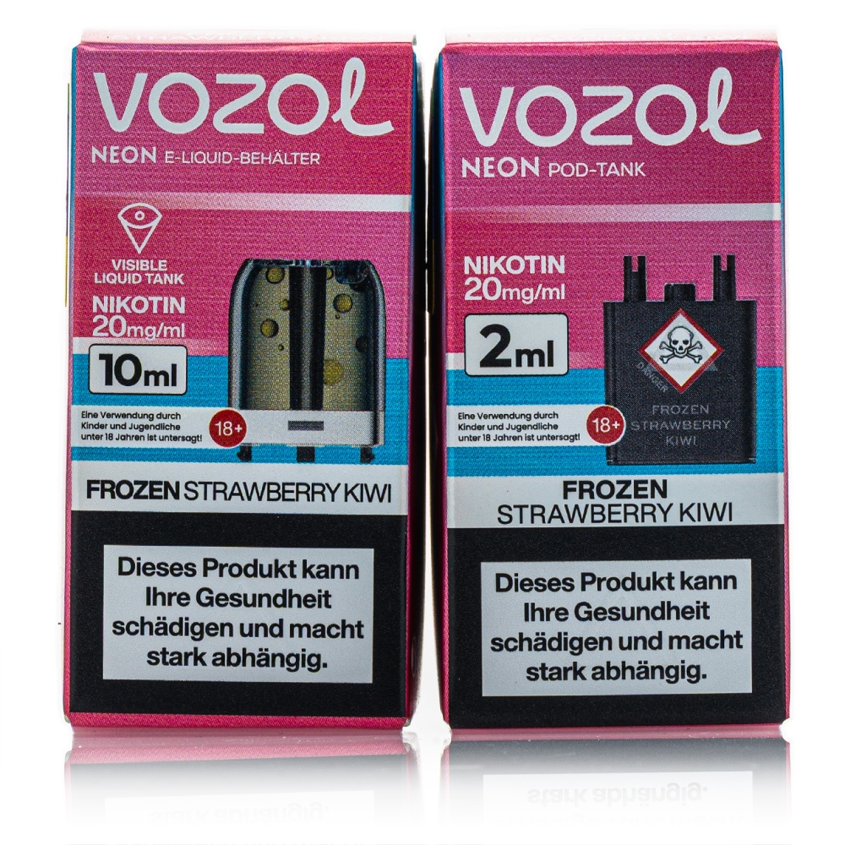 Vozol Neon Plug Max Liquid Pod - Frozen Strawberry Kiwi - 20mg