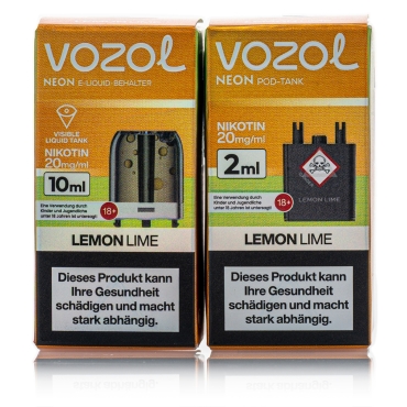 Vozol Neon Plug Max Liquid Pod - Lemon Lime - 20mg