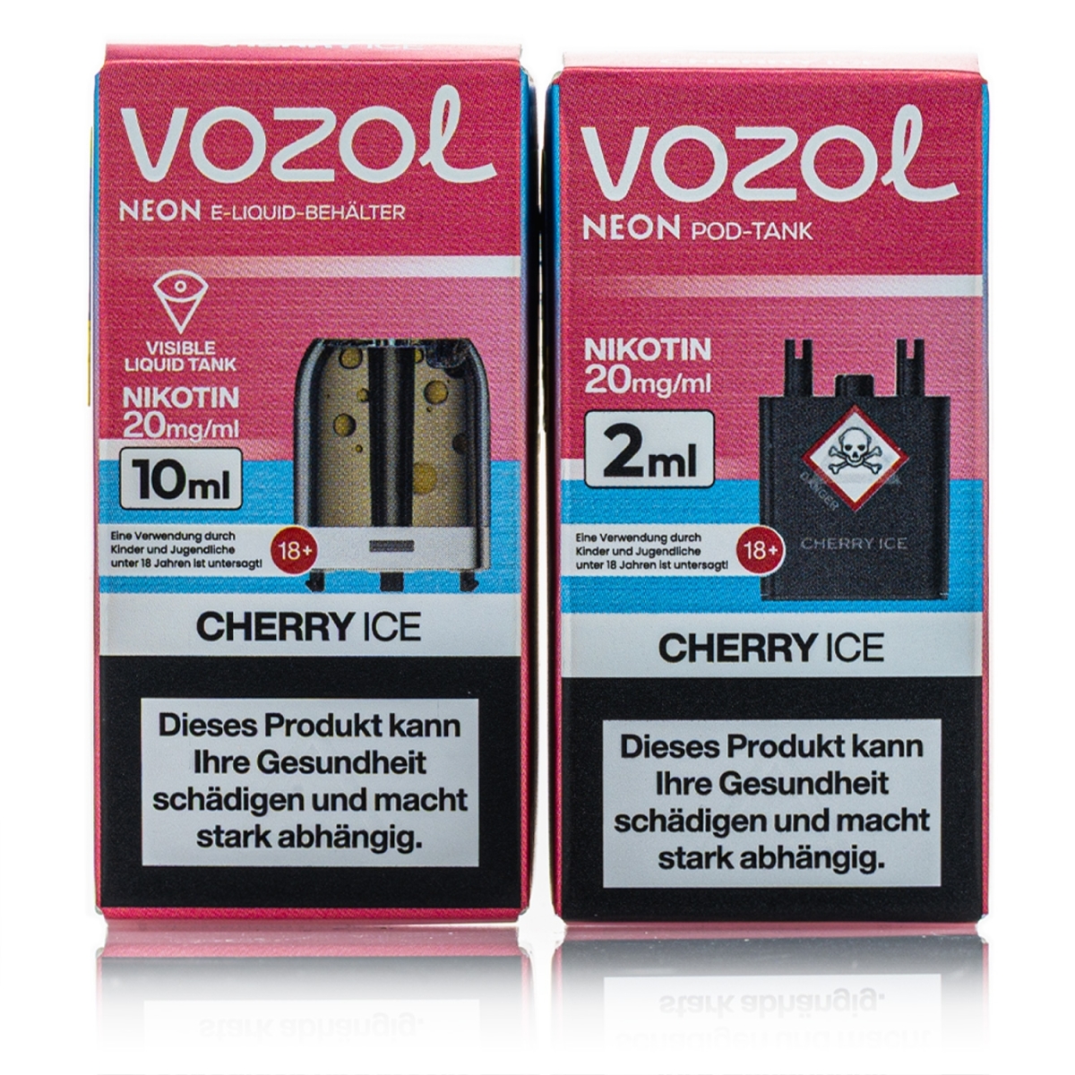 Vozol Neon Plug Max Liquid Pod - Cherry ICE - 20mg