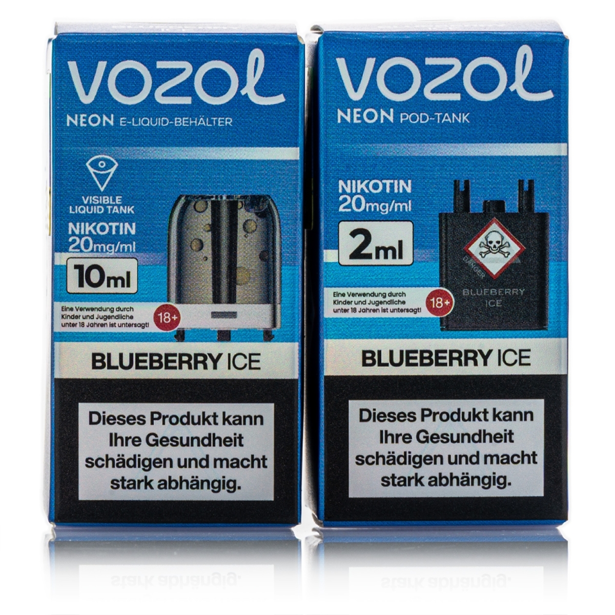 Vozol Neon Plug Max Liquid Pod - Blueberry ICE - 20mg