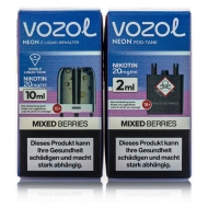 Vozol Neon Plug Max Liquid Pod - Mixed Berries - 20mg