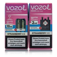 Vozol Neon Plug Max Liquid Pod - Strawberry ICE - 20mg
