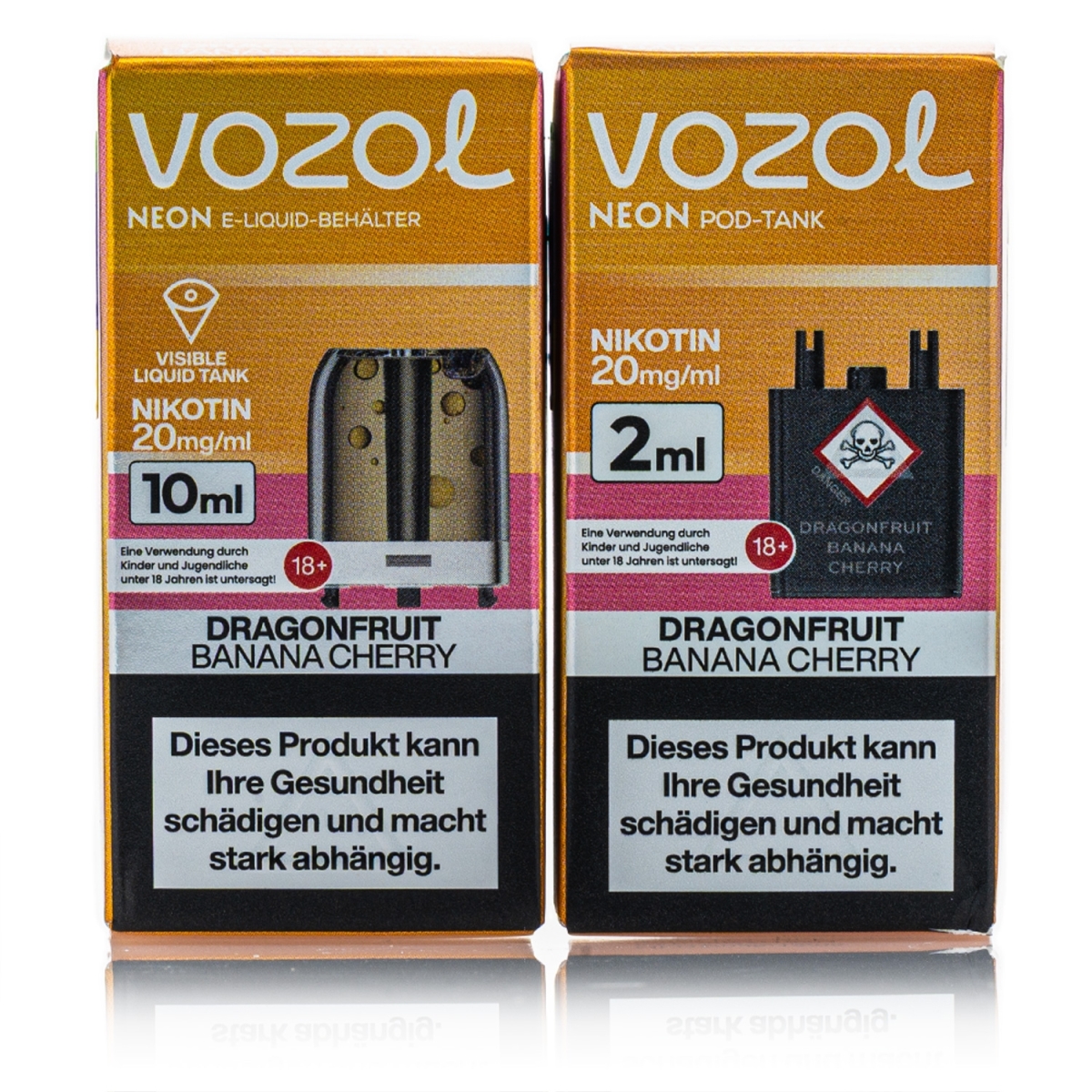 Vozol Neon Plug Max Liquid Pod - Dragonfruit Banana Cherry - 20mg