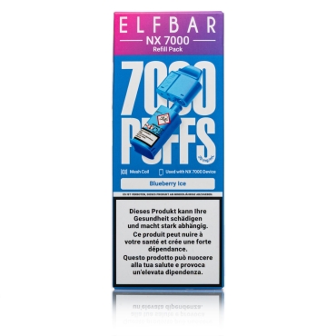 ELFBAR NX 7000 Refill - Blueberry Ice