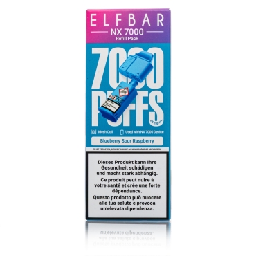 ELFBAR NX 7000 Refill - Blueberry Sour Raspberry