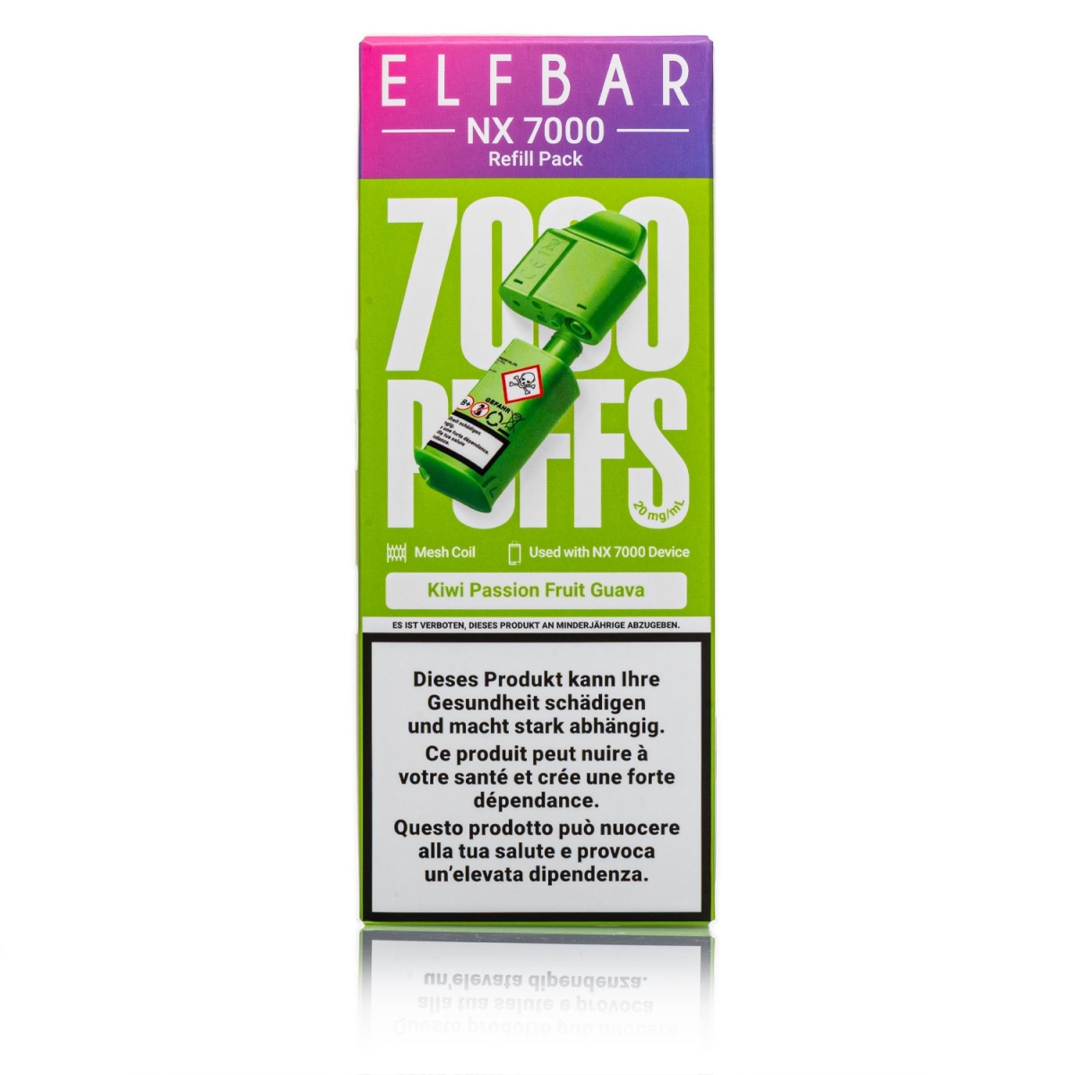 ELFBAR NX 7000 Refill - Kiwi Passionfruit Guava