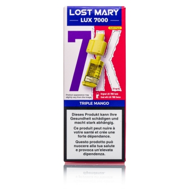 Lost Mary LUX 7000 Refill - Triple Mango
