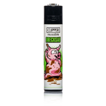 Clipper Feuerzeug - Schweinchen - 3/4