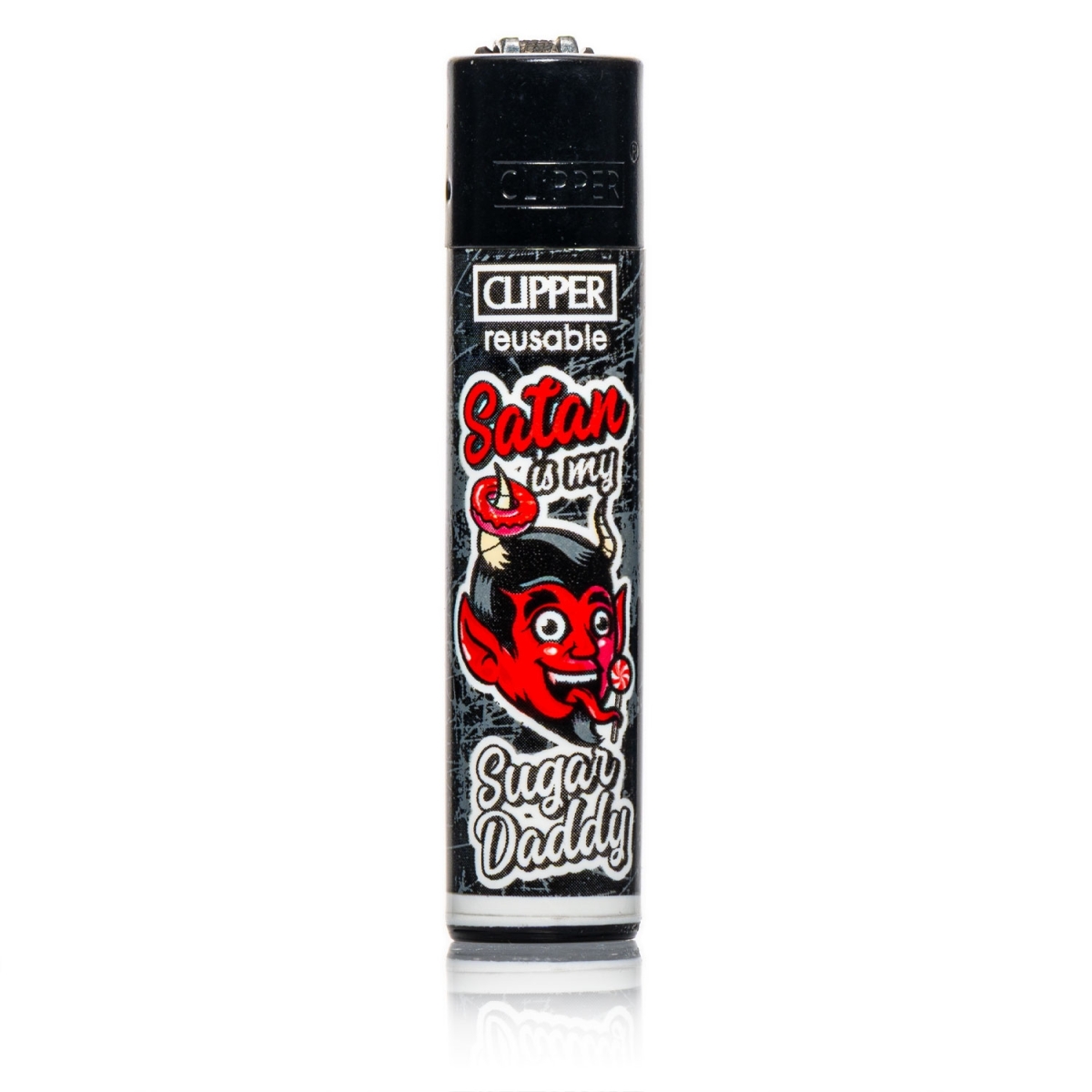 Clipper Feuerzeug - Slogan 666 - 1/4