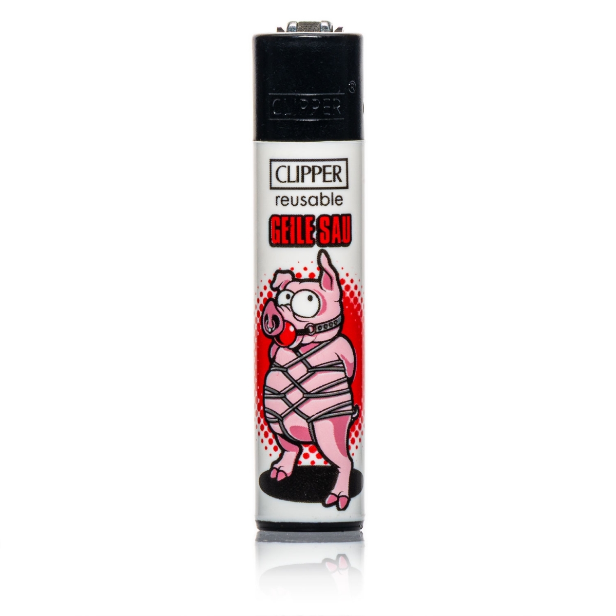 Clipper Feuerzeug - Schweinchen - 2/4
