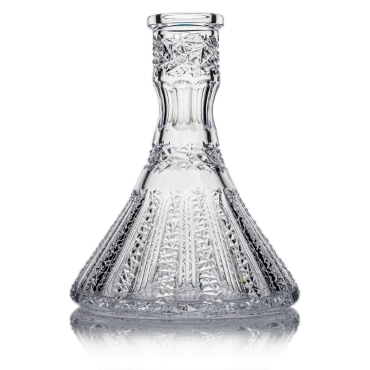 Caesar Crystal Steckbowl Cone - Vertical - Clear
