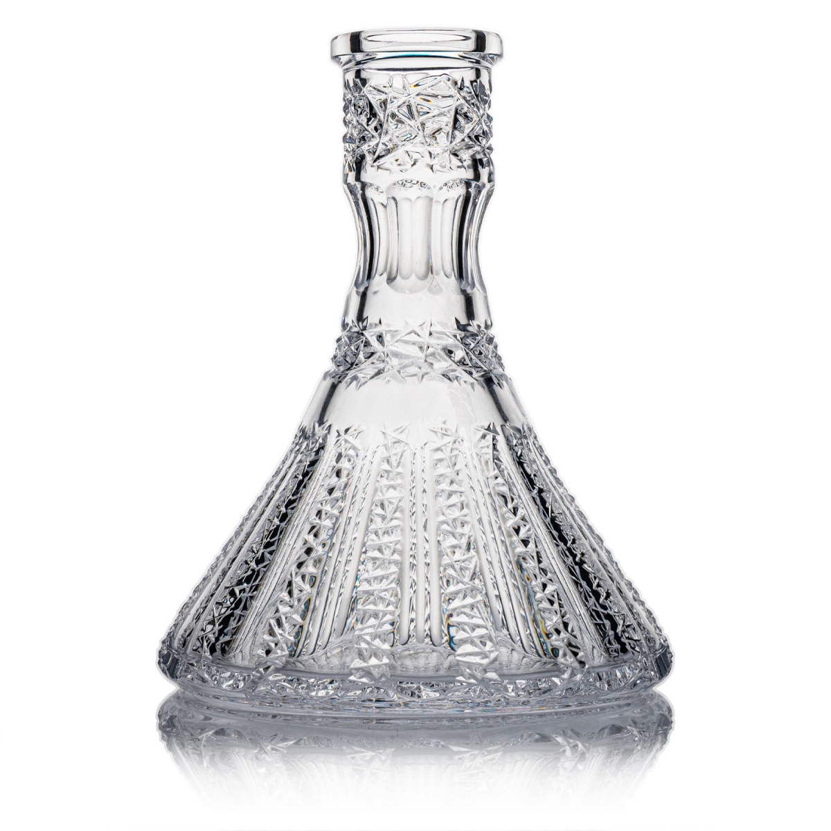 Caesar Crystal Steckbowl Cone - Vertical - Clear
