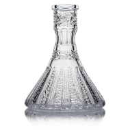 Caesar Crystal Steckbowl Cone - Vertical - Clear