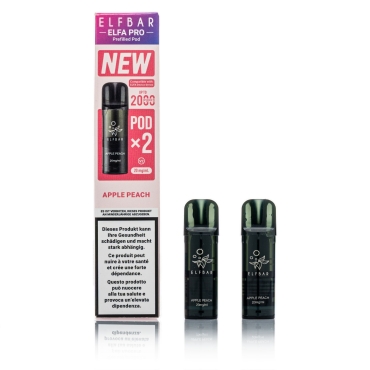 ELFBAR ELFA Pro V2 - Apple Peach - 2ml Pods / 20mg / 2 Stück
