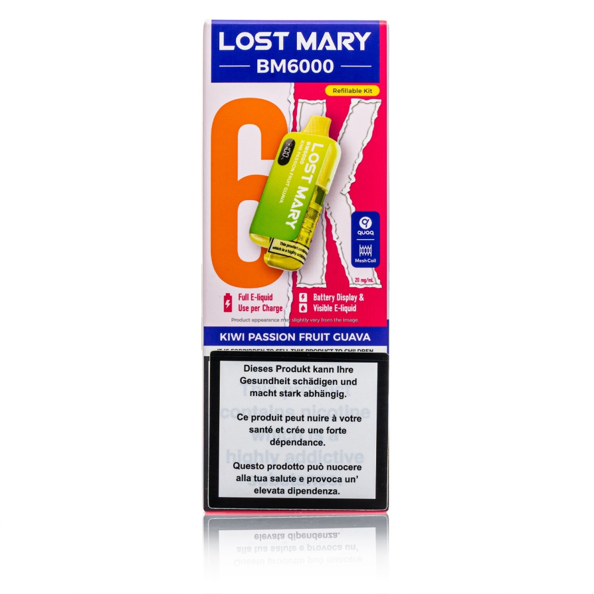 Lost Mary - BM6000 Kiwi Passionfruit Guava