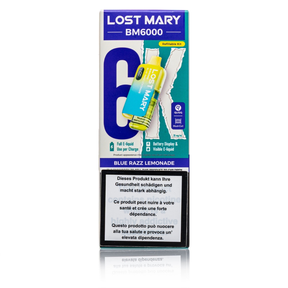Lost Mary - BM6000 Blue Razz Lemonade